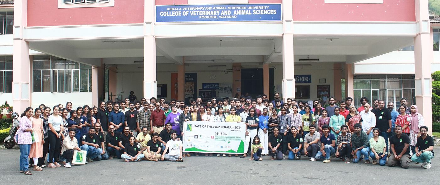 State of the Map Kerala 2024 group photo, Wayanad